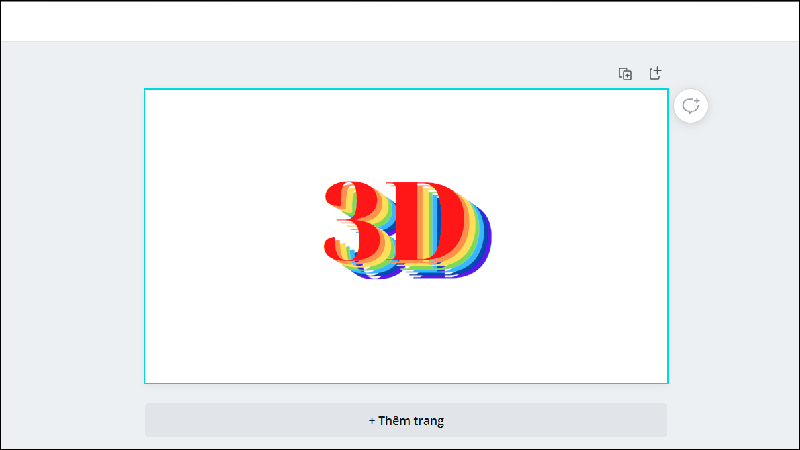 Tiến hành xếp các lớp chồng lên nhau để hoàn thành quá trình tạo chữ 3D